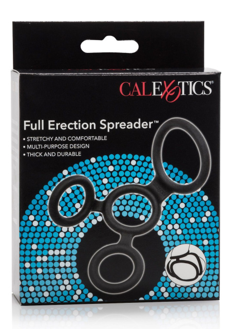 Набор эрекционных колец Calexotics Full Erection Spreader (черный)
