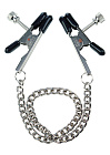 Затискачі для сосків California Exotic Novelties Bull Nose Nipple Clamps, 26,7 см (сріблястий)