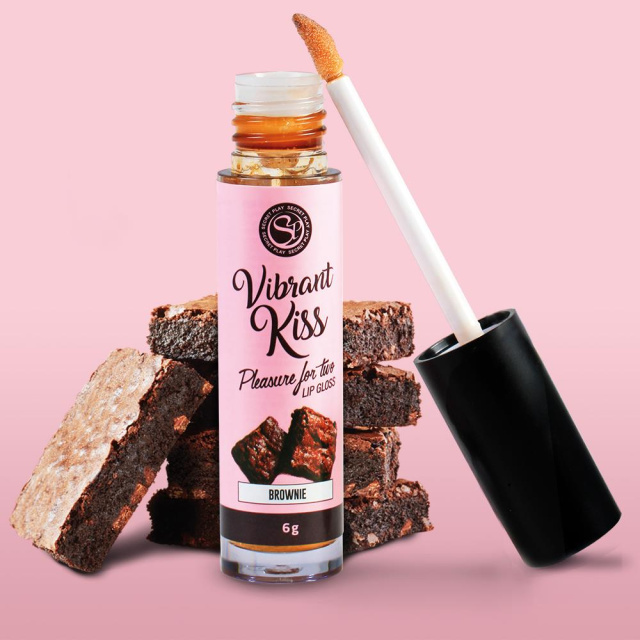 Блеск для губ Secret Play Vibrant Kiss Brownie, 6 мл