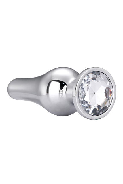 Dreamtoys Gleaming Love Pleasure Plug - Korek analny, Srebro, 12.7 cm