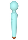 Вибратор Boss Series Rechargeable Power Wand, 19,5 см (голубой)