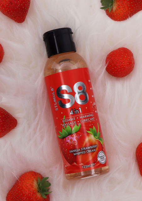 Stimul8 S8 4-in-1 Dessert Lube Strawberry - Lubrykant, 125 ml