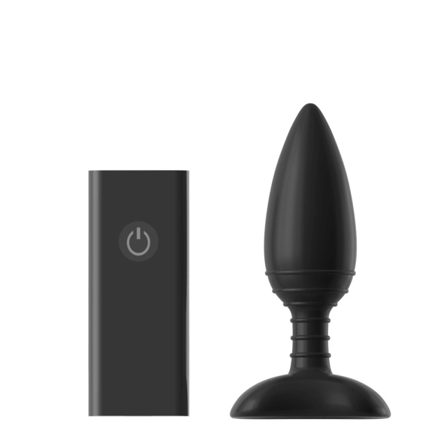 Nexus Ace Remote S - Korek analny z wibracjami, Czarny, 10 cm