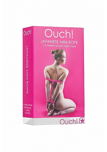 Ouch! Japanese Rope - Lina, Różowy