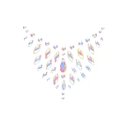 Ouch! Body Jewelry - Naklejki na sutki, Przezroczysty