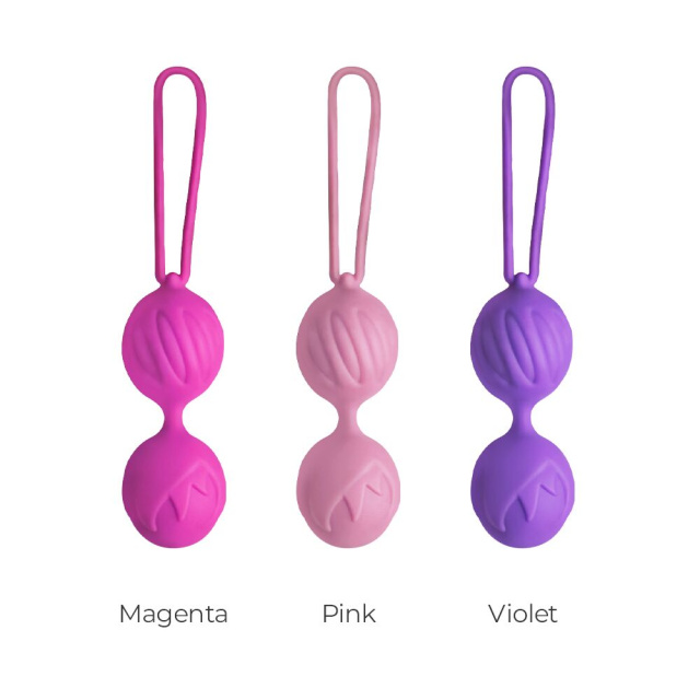 Вагинальные шарики Adrien Lastic Geisha, 16,5 см (розовый)