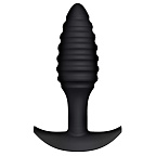 Анальна пробка Dorcel Spiral Plug, 10,6 см (чорний)
