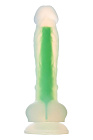 Фалоімітатор Radiant Glow In The Dark Soft, 17,5 см (зелений)