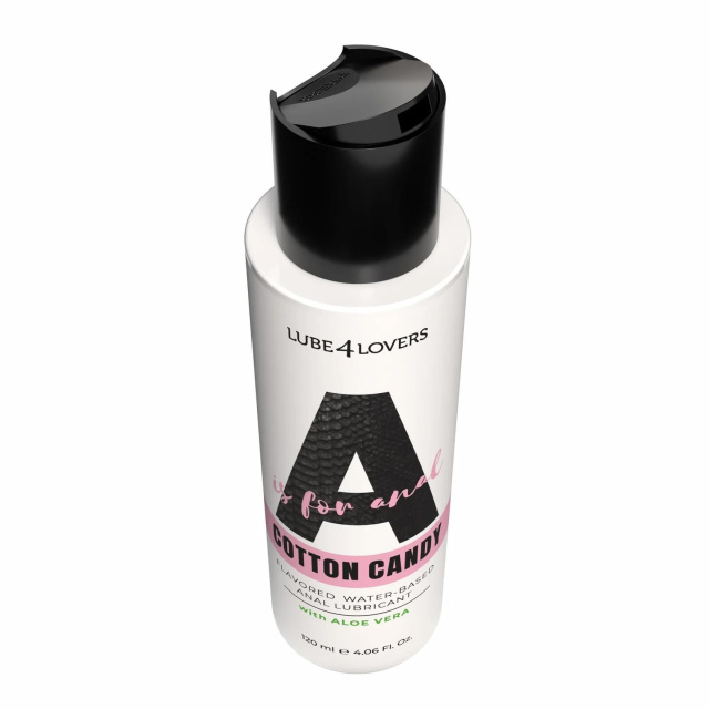 Lube4lovers A Is for A is for Anal Cotton Candy - Lubrykant analny, 120 ml