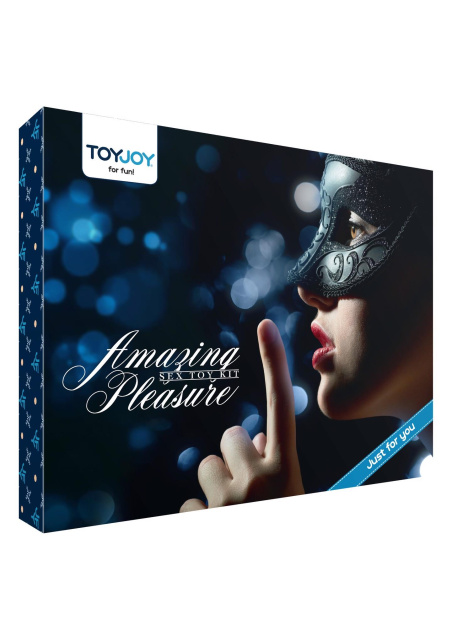 Набір секс-іграшок Amazing Pleasure Sex Toy Kit, 10 шт (чорний)