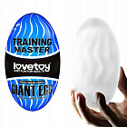 Мастурбатор яйцо LoveToy Giant Egg Grind Spirals Edition (прозрачный)