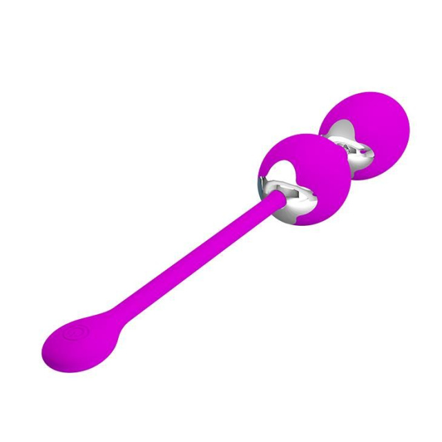 Вагінальні кульки Pretty Love Werner Kegel Ball, 20.5 см (фіолетовий)