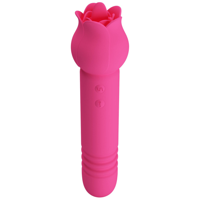 Вібратор Pretty Love Chaley Dual-End, 16.2 см (рожевий)