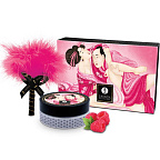 Массажный набор Shunga Kissable Massage Powder Raspberry Feeling, 2 шт