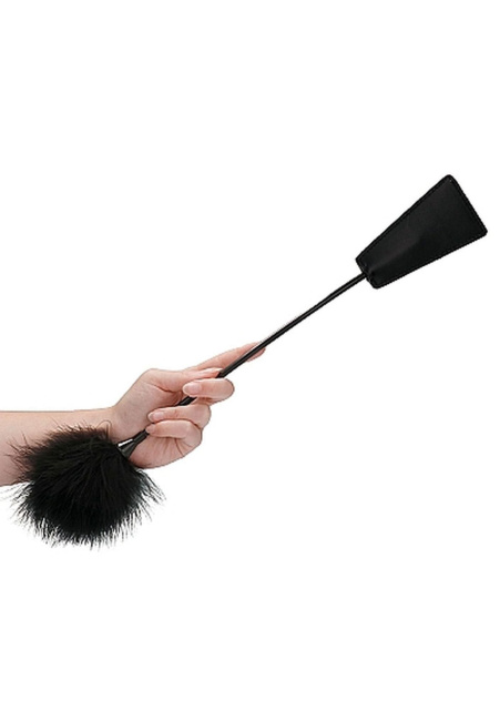Стек Ouch! Crop With Feather (чорний)
