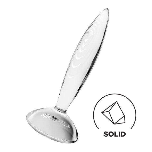 Satisfyer Sparkling Crystal - Korek analny, Przezroczysty, 19 cm