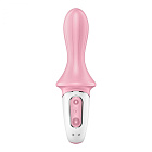 Надувний анальний вібратор Satisfyer Air Pump Booty 5+, 19 см (рожевий)