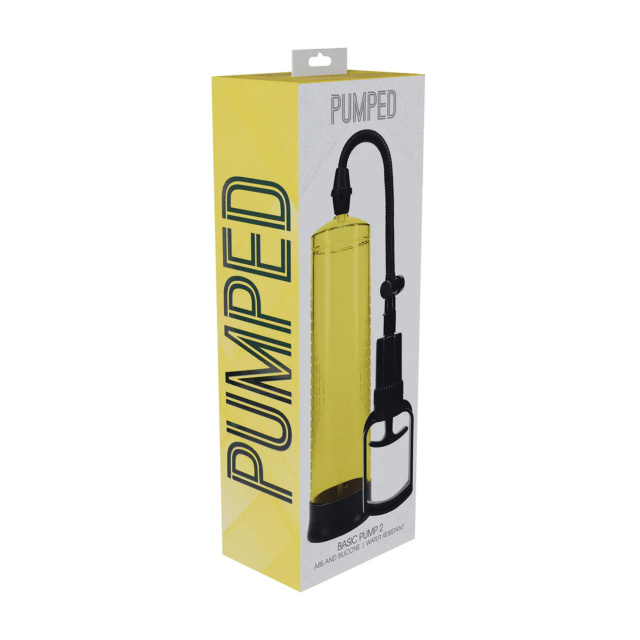 Помпа для пениса Pumped Basic Pump 2, 31 см (желтый)