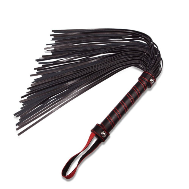 Lovetoy Beginners Flogger - Pejcz, Czarny, 45.7 cm