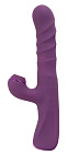 Вибратор-кролик Javida 3 Function Thrusting Thum, 23.7 см (фиолетовый)