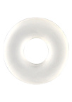 Seven Creations Stretchy - Pierścień erekcyjny, Biały, 4 cm
